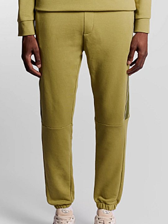 Lyle & Scott Relay Green Tape Trackies