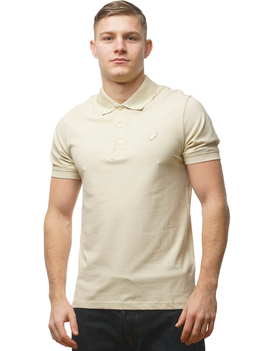 Lyle & Scott Pale Brass Superfine Polo Shirt