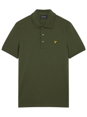 Lyle & Scott Olive Plain Polo Shirt