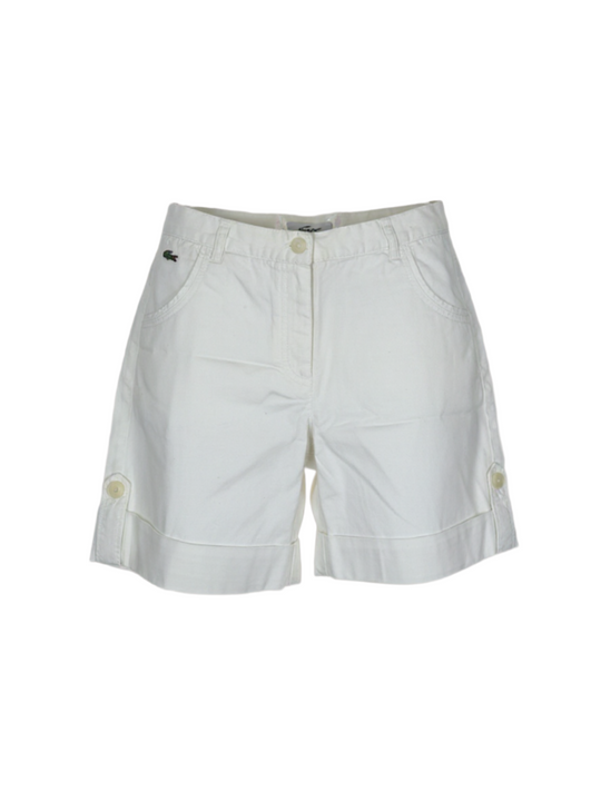 Lacoste White Logo Shorts