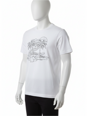 Lacoste White Plain T-Shirt