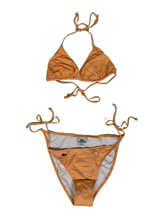 Lacoste Orange Swimming Costume