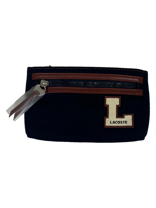 Lacoste Navy Flat Pouch
