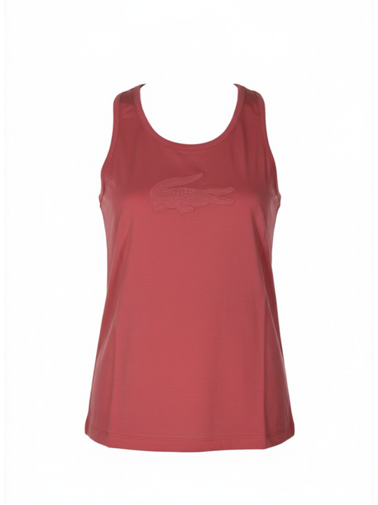 Lacoste Pink Logo Short Sleeve T-Shirt