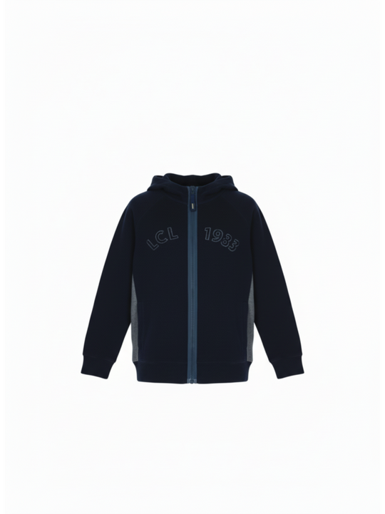 Lacoste Navy Logo Regular Fit Jumper
