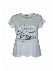 Lacoste White Logo Short Sleeve T-Shirt