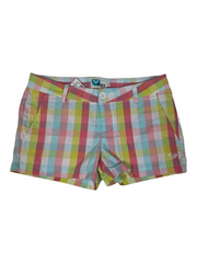 Roxy Multi Coloured Chequered Shorts