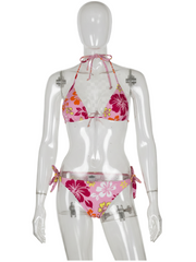 Lacoste Red Pink Swimming Costume