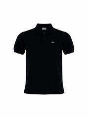 Lacoste Black Regular Fit Polo Shirt