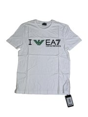 EA7 Mens White Short Sleeve T-Shirt