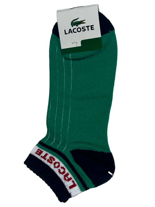 Lacoste Green FLO Trainer Socks