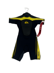 Quiksilver Boys Black & Yellow Wetsuit