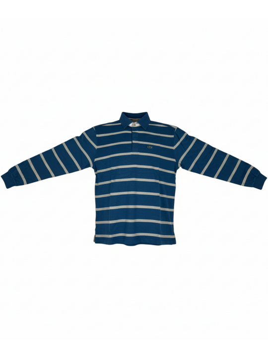 Lacoste Blue Long Sleeves Polo Shirt