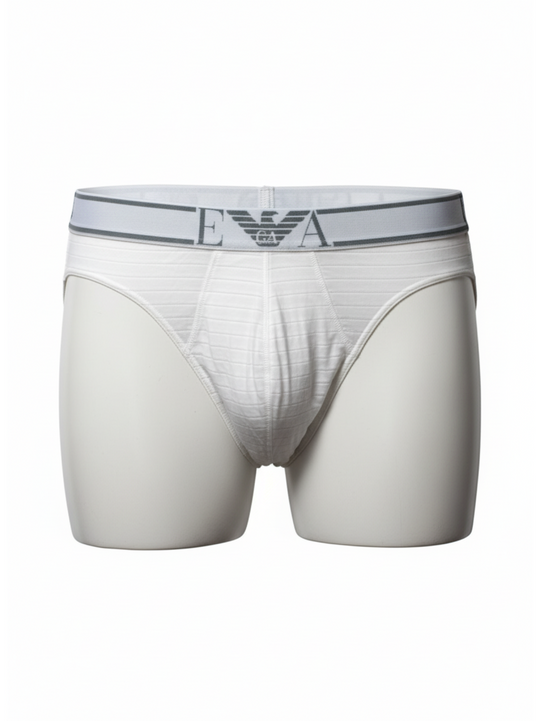 Armani Mens White Briefs