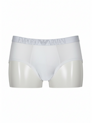 Womens Armani White Microfibre Underwear