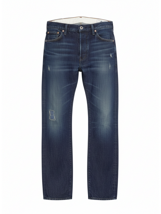 Armani Mens Blue Eco Ice Denim Jeans