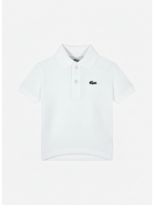 Lacoste Kids White Regular Fit Polo Shirt