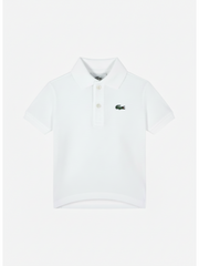 Lacoste Kids White Regular Fit Polo Shirt