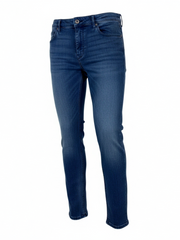 Hugo Boss Mens Blue Tapered Fit Jeans