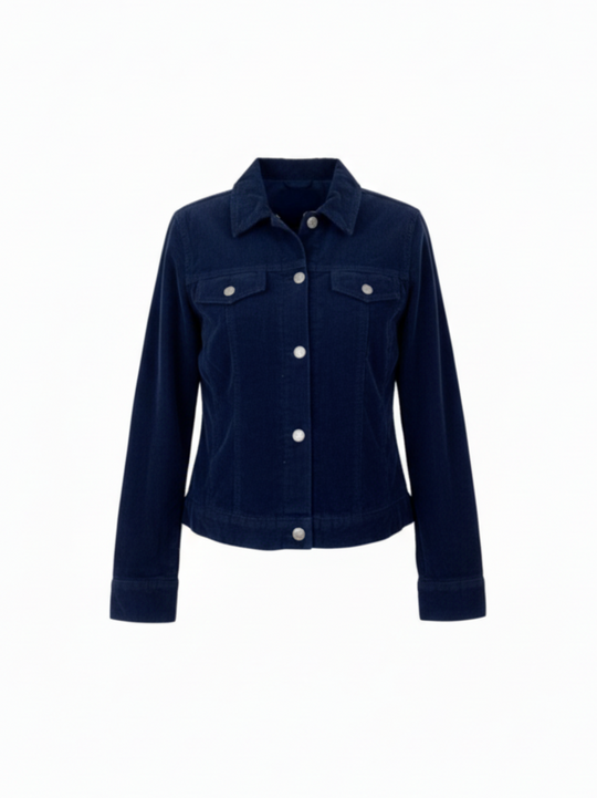 Lacoste Navy Zip Croco Logo Jacket