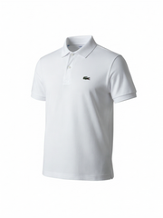 Lacoste White Logo Boys Polo Shirt