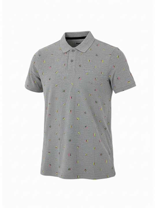 Bench Grey Logo Polo Shirt