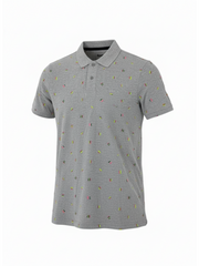 Bench Grey Logo Polo Shirt