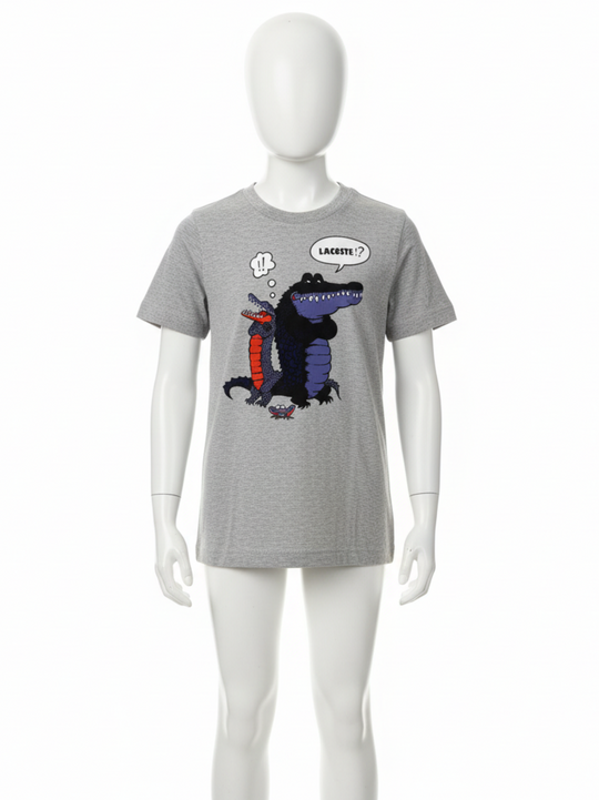 Lacoste Grey Crew Neck T-Shirt