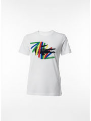 Lacoste White Logo Crew T-Shirt