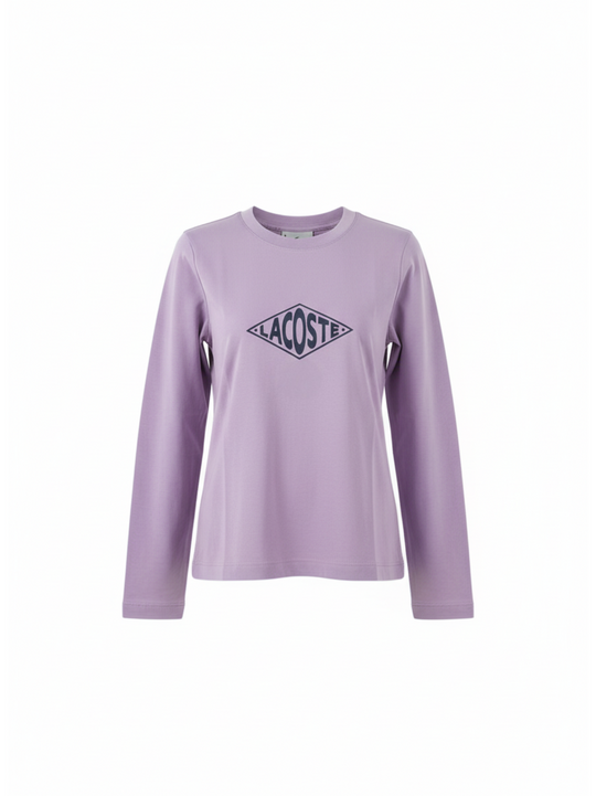 Lacoste Kids Purple Crew Neck T-Shirt