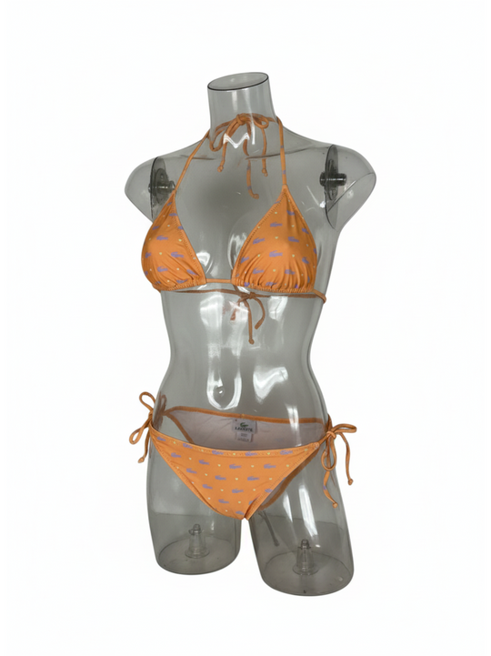 Lacoste Orange Swimming Costume