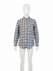 Lacoste Brown Check Long Sleeve Shirt