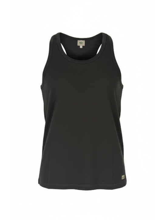 Mens Lacoste Black Tank Top