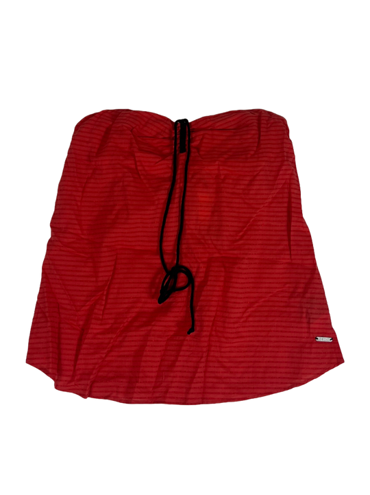 Roxy Washed Red Crop Top