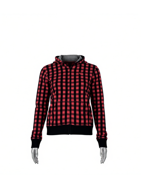 Roxy Black & Pink Hooded Sweatshirt