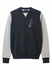 Mens Armani Navy AJ Crew Neck Sweatshirt
