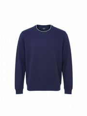 Mens Armani Navy Emblem Logo Sweatshirt