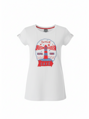 Bench White/Pink Lighthouse T-shirt