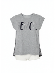 Bench Grey/Navy Dotted T-shirt