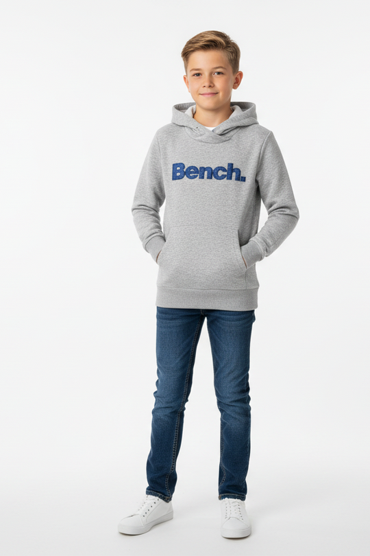 Bench Boys Grey/Blue New Corp Hoody