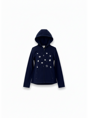 Bench Navy Starry Zip Up Hoody