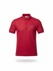 Lacoste Pink Logo Regular Fit Polo Shirt