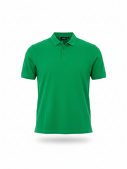 Armani Mens Green Classic Polo Shirt