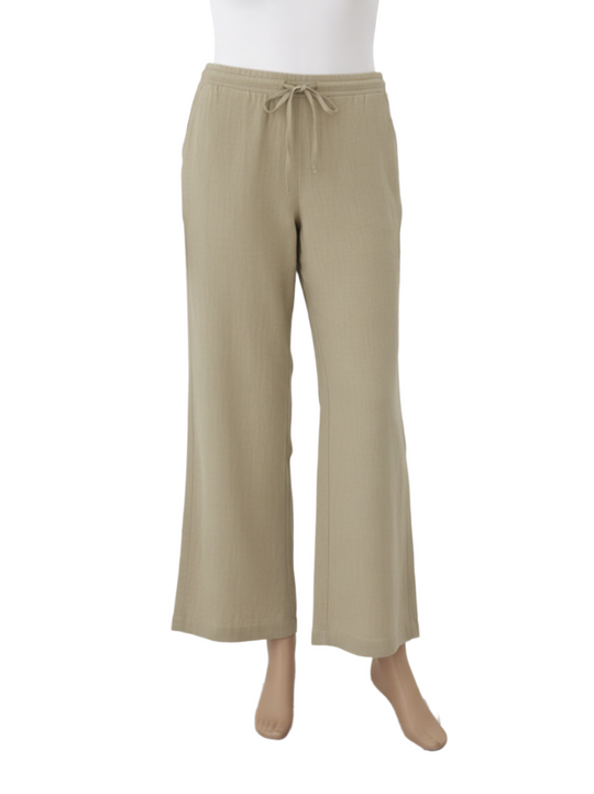 Lacoste Beige Logo Regular Fit Croco Trousers