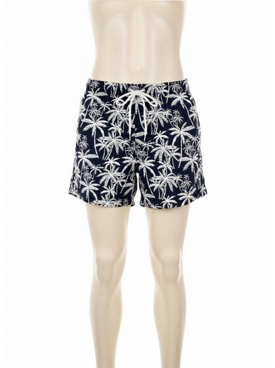 Lacoste Black/white ESS Swim Shorts