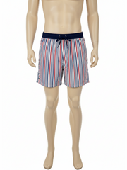 Lacoste Blue White Red ESS Swim Shorts