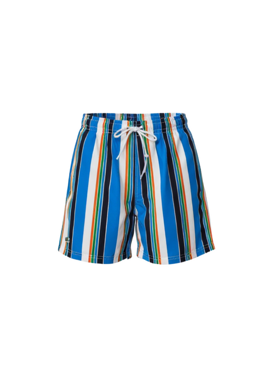 Lacoste Blue White SW4 Swim Shorts