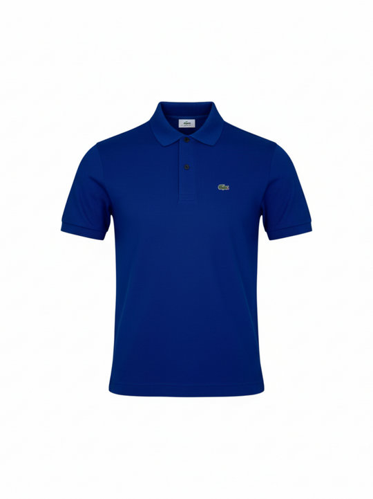 Boys Lacoste Navy Short Sleeve Polo Shirt