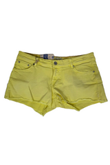 Roxy Yellow Denim Short Shorts