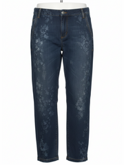 Armani Jeans Mens Denim Y31 Low Crotch Blue Cropped Jeans